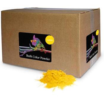 Chameleon Colors - Bulk Color Powder - Yellow Holi Colored Chalk - 25 Pounds