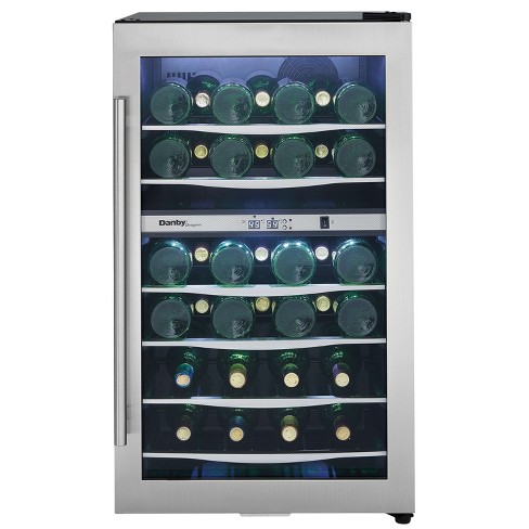 Danby 36 Bottle Free-Standing Wine Cooler in Stainless Steel