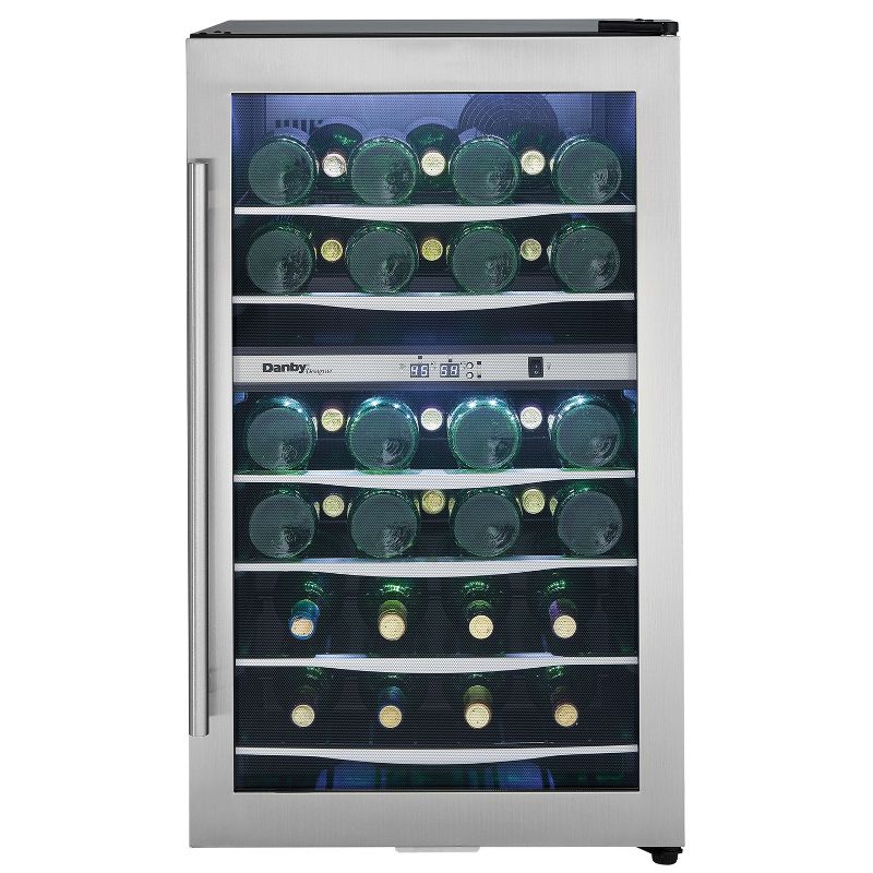 Danby DWC040A3BSSDD 38 Bottle Free-Standing Wine Cooler in Stainless Steel, 1 of 11