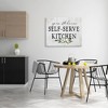 Stupell Industries Self-Serve Kitchen Sign White Flowers 24 Hours, 30" x 40" - 2 of 4