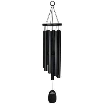 Woodstock Wind Chimes Signature Collection, Gregorian Chimes, Alto 27'' Black Wind Chime GABB
