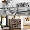Storage Cabinet, Farmhouse Buffet Cabinet with Adjustable Shelf, Sideboard Coffee Bar Cabinet with Doors for Living/Dining Room, Kitchen, Hallway - 4 of 4