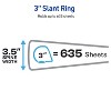 Avery Durable View 3 Ring Binder, 3" Slant Rings, 1 Black Binder (17041) - 4 of 4