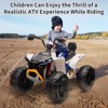 2 Seater Ride On ATV Car, 24V7AH Electric Off-Road Kids ATV, Ride On Car for Kids with LED Headights, Music, Electric Toys for Boys Girls - 2 of 4
