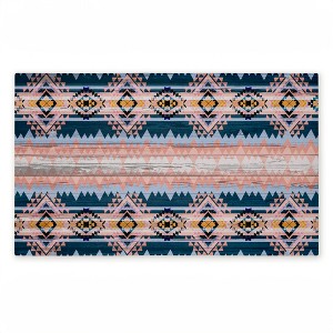 Stupell Industries Boho Geometric Stripes Printed Outdoor Door Floor Mat, design by Jennifer Ellory - 1 of 4