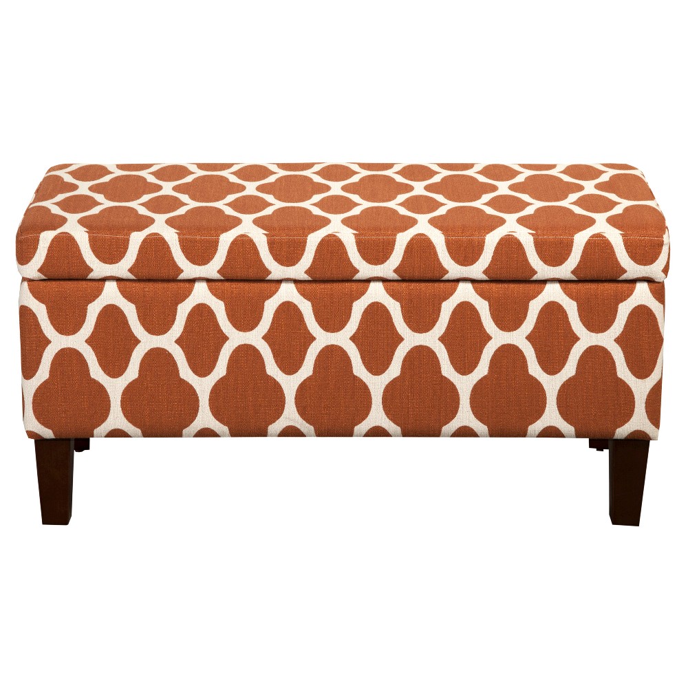 Homepop Geo Brights Collection Storage Bench - Rust was $179.99 now $134.99 (25.0% off)