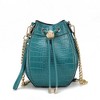 MKF Collection Cassidy Crocodile Embossed Vegan Leather Women’s Hobo Bucket Bag by Mia K - 2 of 4