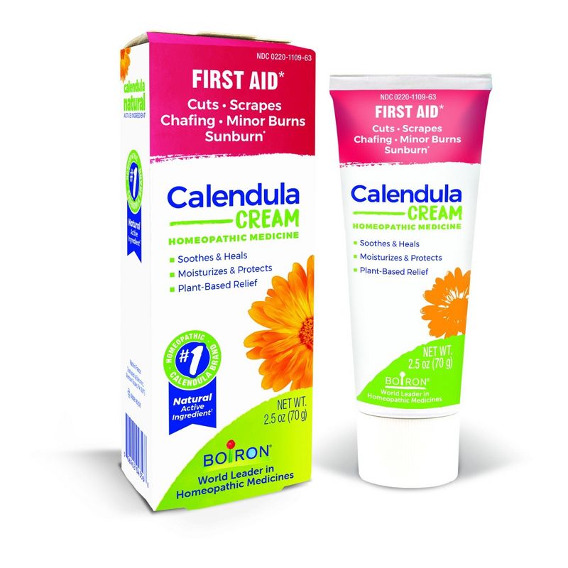 Boiron Calendula Cream Homeopathic Medicine For First Aid  -  2.5 oz Cream, 1 of 5