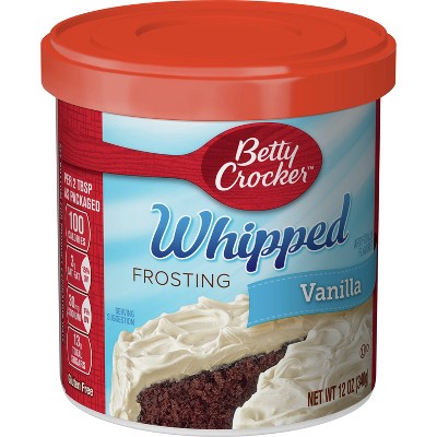Betty Crocker Whipped Vanilla Frosting - 12oz