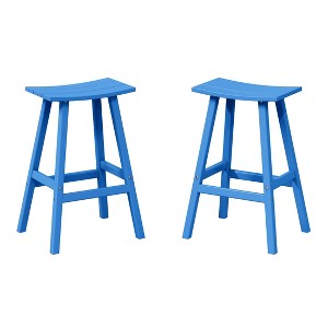 WestinTrends Outdoor Patio Adirondack Counter Height Stool Chair - 1 of 4
