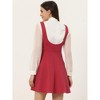 INSPIRE CHIC Women's Button Overalls Pinafore Suspenders Skirt - 4 of 4