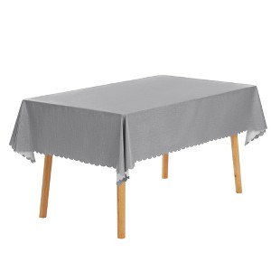 Unique Bargains Rectangle Oil-Proof Spill-Proof Water Resistance PVC Table Cover 1 Pc - 1 of 4