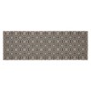 Custom House Black Tan Jacquard Runner 12x36 - 2 of 4