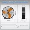 Ihomadore 30"/36" Multicolored Removable Drum Fan Box Fans for Industrial Factory - 3 of 3