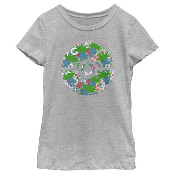 Girl's Pokemon Oddish Pokeball T-Shirt