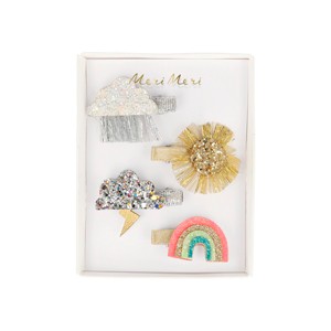 Meri Meri Sparkly Weather Hair Clips (Pack of 4) - 1 of 4