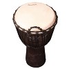 Sawtooth 12" Hand Carved Congo Design Rope Djembe - 3 of 3