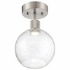 Access Lighting Port Nine 1 - Light Flush Mount in  Brushed Steel - 3 of 4
