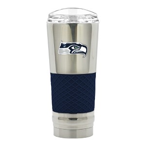 NFL Seattle Seahawks 24oz Draft Tumbler with Chrome Finish - 1 of 2