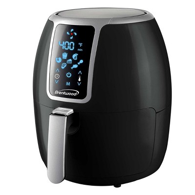 Brentwood Extra-Large 1400-Watt 5 qt. Black Electric Digital Air Fryer with  Temperature Control 985117025M - The Home Depot