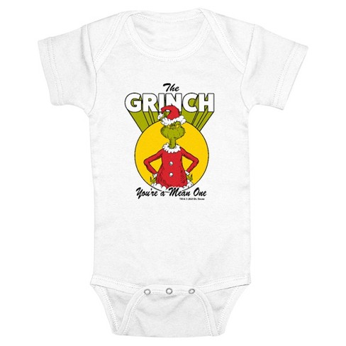 The grinch best sale baby onesie