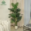 6FT Areca Palm Artificial Golden Cane Palm Tree Butterfly Palm Faux Plant with Pot Decor Tree for Home Office Indoor Outdoor - 2 of 4
