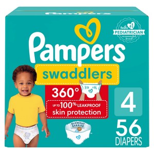 Pampers Swaddler 360 Disposable Baby Diapers - 1 of 4