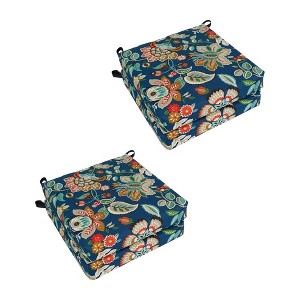 Blazing Needles, Set of 4 Outdoor Chair Cushions - 1 of 2