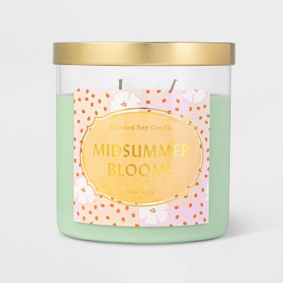 15.1oz Lidded Jar Midsummer Blooms Candle - Opalhouse™