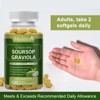 Mulittea Soursop Graviola Capsules 1000mg Leaf & Fruit Extract | High Potency | 120 CT - 3 of 4