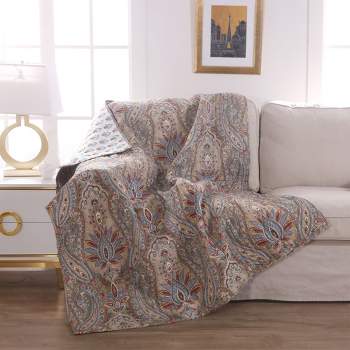 Kasey Floral Quilted Throw - Levtex Home