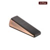 Unique Bargains Home Hotel Anti-Slip Design Zinc Alloy PVC Soft Door Stop 4 Pcs - 3 of 4