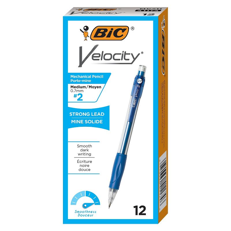 Bic Velocity Original Mechanical Pencil .7mm Blue MV711BK, 2 of 9