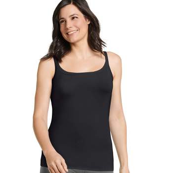 Jessica London Women's Plus Size Cami Top With Adjustable Straps, 14/16 -  Black : Target