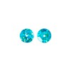 John Bead Flat Round Plastic Loose Sequins Hologram with Hole Craft Embellishments Peacock Blue 6mm 1600 Pieces - 2 of 4