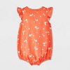 Baby Girls' Printed Ruffle Romper - Cat & Jack™ - 2 of 4