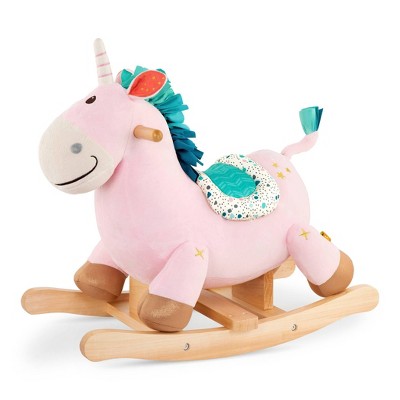 unicorn wooden rocking horse