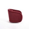CAVINAS 360° Swivel Accent Chair Pumpkin-Shaped Armchair with 1 Pillow Back,Luxury Teddy Leisure Chair Lounge for Living Room&Bedroom - 3 of 4