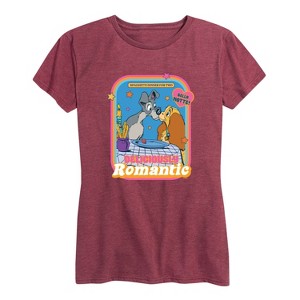 Women's - Disney - Lady and the Tramp Spaghetti Dinner For Two Short Sleeve Graphic T-Shirt - 1 of 4