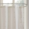 LunaLulinlk Cotton Jacquard Pom Pom Shower Curtain - 4 of 4
