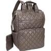 Joan & David Diamond Quilted Puffer Nylon Square Laptop Backpack - 2 of 4