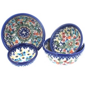 Blue Rose Polish Pottery 2080 Vena Measuring Bowls - 1 of 1