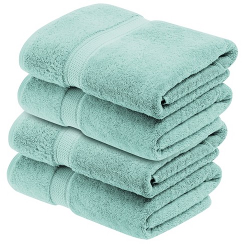 Hotel Style Luxury Anti-Microbial, 2 Piece Bath Towel Set, Charcoal Grey 