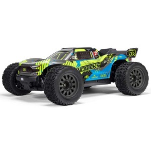 Arrma Vorteks ARA4305V4T2 1/10 4x4 3S BLX DSC 223S Teal/Yellow - 1 of 4