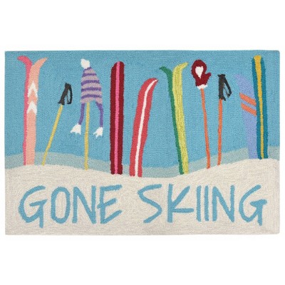 gone skiing blue