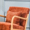 Nordlys Solid Wood and Fabric Lounge Chair Countryside Style Living Room - 2 of 4