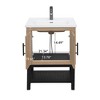 GDFStudio York Indoor/Outdoor Freestanding Magnesium Oxide Bathroom Vanity with Faucet and Ceramic Sink - 4 of 4