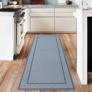Area Rugs: Washable Non-Slip Simple Carpet, Soft Low Pile Foldable Stain Resistant Rugs for Living Room, Bedroom, Home, Dining Room - 1 of 4