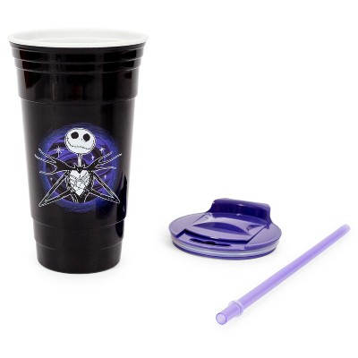 Nightmare Before Christmas Straw Buddies & Lids, Disney Tumbler Decoration, Party Gift Loot Bag