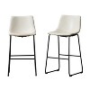 NicBex Dining Chairs Set of 2 PU Leather Barstools Chairs for Dining Table with Metal Legs Suitable for Kitchen, Home Bar - 2 of 4